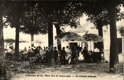 Carte postale ancienne Le Chalet Schmit — Provins (Seine-et-Marne)