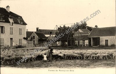 Carte postale ancienne Ferme — Roissy-en-Brie (Seine-et-Marne)