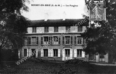 Carte postale ancienne Les Fougères — Roissy-en-Brie (Seine-et-Marne)