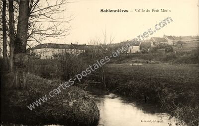 Carte postale ancienne Vallée du Petit Morin — Sablonnières (Seine-et-Marne)