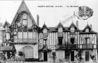 Carte postale ancienne Le Montcel — Sainte-Aulde (Seine-et-Marne)