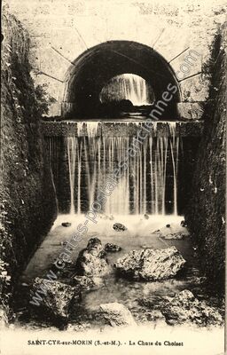 Carte postale ancienne La Chute du Choiset — Saint-Cyr-sur-Morin (Seine-et-Marne)