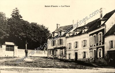 Carte postale ancienne La Place — Saint-Fiacre (Seine-et-Marne)