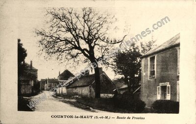 Carte postale ancienne Courton le Haut — Saint-Loup-de-Naud (Seine-et-Marne)