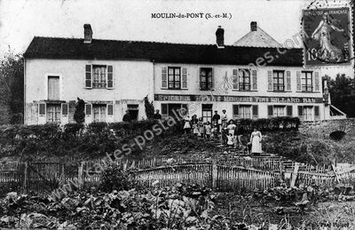 Carte postale ancienne Moulin du Pont — Saint-Rémy-de-la-Vanne (Seine-et-Marne)