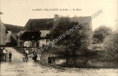 Carte postale ancienne La Mare — Saint-Rémy-de-la-Vanne (Seine-et-Marne)