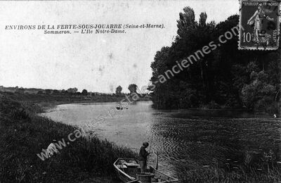 Carte postale ancienne L'Ile Notre-Dame — Sammeron (Seine-et-Marne)