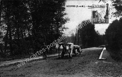 Carte postale ancienne Souppes — Souppes-sur-Loing (Seine-et-Marne)