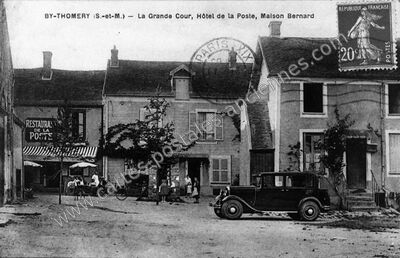 Carte postale ancienne By — Thomery (Seine-et-Marne)