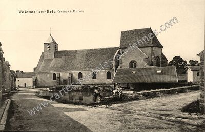 Carte postale ancienne Valence en Brie — Valence-en-Brie (Seine-et-Marne)