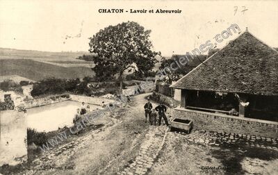Carte postale ancienne Chaton — Vendrest (Seine-et-Marne)