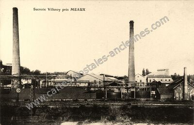 Carte postale ancienne Sucrerie Villenoy — Villenoy (Seine-et-Marne)