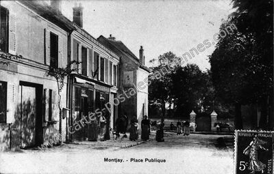 Carte postale ancienne Montjay — Villevaudé (Seine-et-Marne)