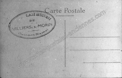Carte postale ancienne Cercle Artistique de Villiers-s-Morin — Villiers-sur-Morin (Seine-et-Marne)