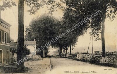 Carte postale ancienne Crecy en Brie — Crécy-la-Chapelle (Seine-et-Marne)