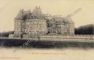 Carte postale ancienne Chateau de Vaux le vicomte — Maincy (Seine-et-Marne)