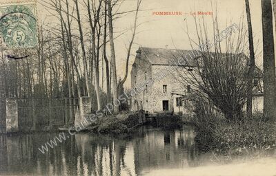 Carte postale ancienne Le Moulin — Pommeuse (Seine-et-Marne)