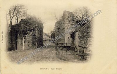 Carte postale ancienne Porte de Jouy — Provins (Seine-et-Marne)