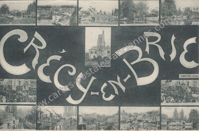 Carte postale ancienne Crecy en Brie — Crécy-la-Chapelle (Seine-et-Marne)
