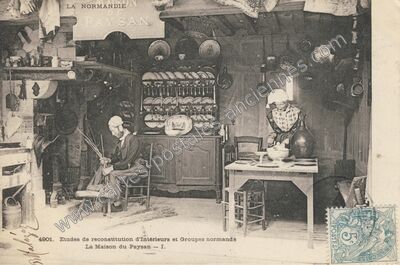 Carte postale ancienne La Normandie — Non Localisée (Seine-Maritime)