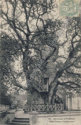 Carte postale ancienne Allouville — Allouville-Bellefosse (Seine-Maritime)