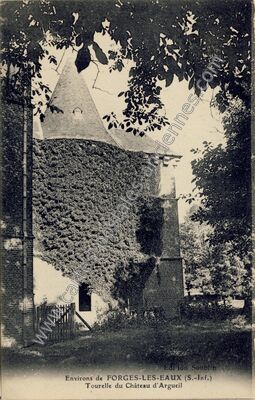 Carte postale ancienne Chateau d'Argueil — Argueil (Seine-Maritime)