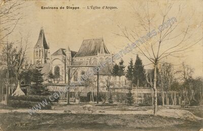Carte postale ancienne Arques — Arques-la-Bataille (Seine-Maritime)