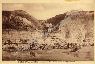 Carte postale ancienne Berneval sur Mer — Berneval-le-Grand (Seine-Maritime)