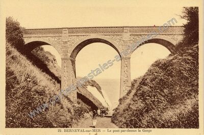 Carte postale ancienne Berneval sur Mer — Berneval-le-Grand (Seine-Maritime)