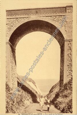 Carte postale ancienne Berneval sur Mer — Berneval-le-Grand (Seine-Maritime)