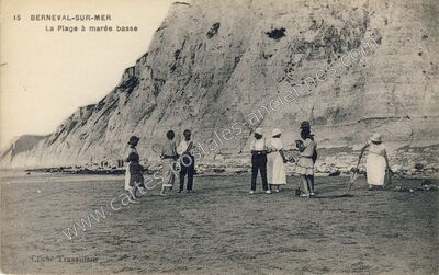 Carte postale ancienne Berneval sur Mer — Berneval-le-Grand (Seine-Maritime)
