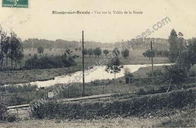 Carte postale ancienne Vue sur la Vallée de la Bresle — Blangy-sur-Bresle (Seine-Maritime)