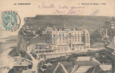 Carte postale ancienne Puys — Bracquemont (Seine-Maritime)