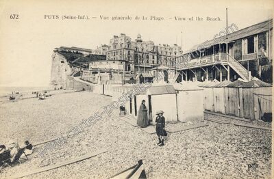 Carte postale ancienne Puys — Bracquemont (Seine-Maritime)