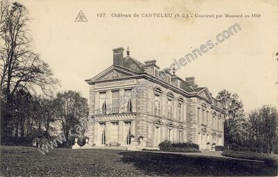Carte postale ancienne Château de CANTELEU — Canteleu (Seine-Maritime)