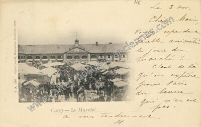 Carte postale ancienne Cany — Cany-Barville (Seine-Maritime)