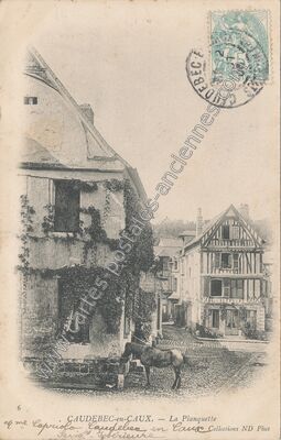Carte postale ancienne La Planquette — Caudebec-en-Caux (Seine-Maritime)