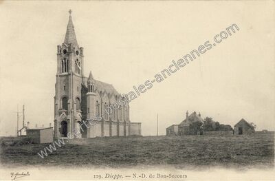 Carte postale ancienne Bon Secours — Dieppe (Seine-Maritime)