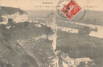 Carte postale ancienne La Roche du Pignon. Vue générale — Elbeuf (Seine-Maritime)