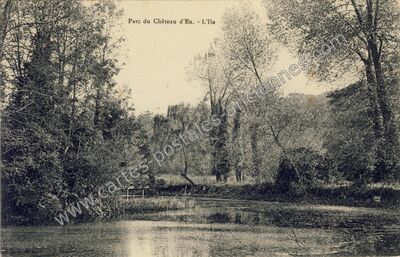 Carte postale ancienne Chateau d'Eu — Eu (Seine-Maritime)