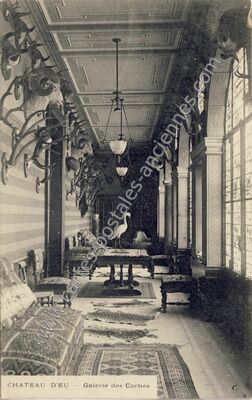 Carte postale ancienne Chateau d'Eu — Eu (Seine-Maritime)