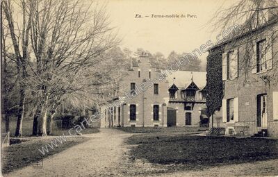 Carte postale ancienne Ferme-modèle du Parc — Eu (Seine-Maritime)