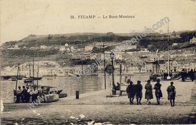 Carte postale ancienne Le Bout-Menteux — Fécamp (Seine-Maritime)