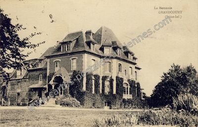 Carte postale ancienne La Baronnie — Grandcourt (Seine-Maritime)