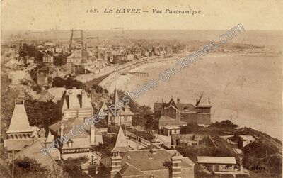Carte postale ancienne Vue Panoramique — Le Havre (Seine-Maritime)