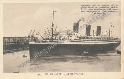 Carte postale ancienne ILE DE FRANCE — Le Havre (Seine-Maritime)