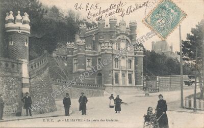 Carte postale ancienne La porte des Gadelles — Le Havre (Seine-Maritime)