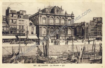 Carte postale ancienne Le Musée — Le Havre (Seine-Maritime)