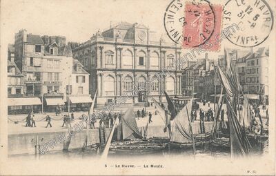 Carte postale ancienne Le Musée — Le Havre (Seine-Maritime)