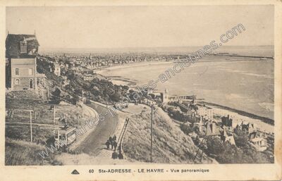 Carte postale ancienne Ste Adresse — Le Havre (Seine-Maritime)